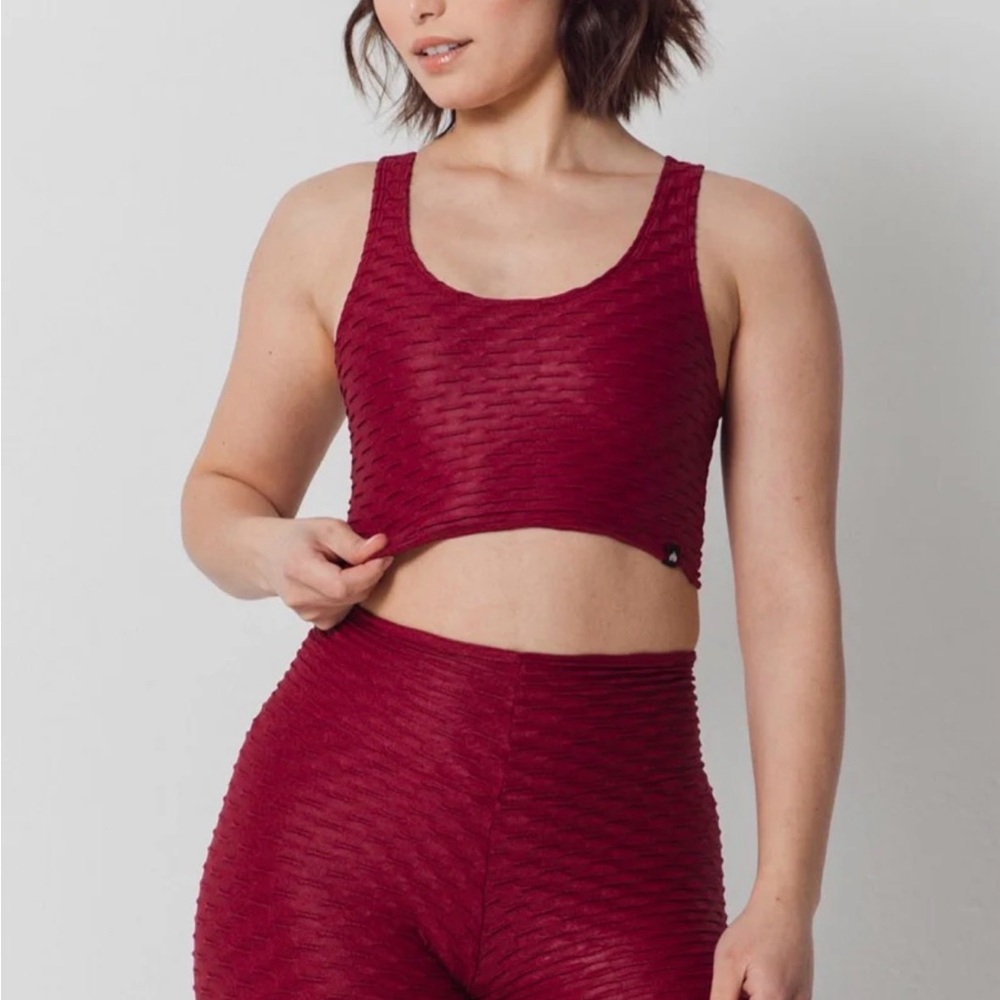 Booty by Brabants Chrome Crop Tank - Size O/S